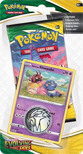 Pokémon Evolving Skies Single Pack Blister [Galarian Slowpoke] – Englisch