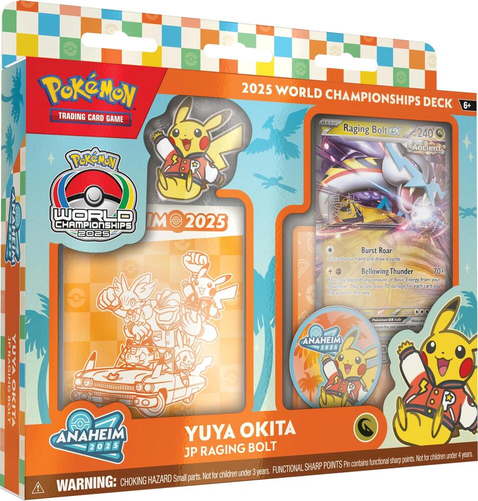 Pokémon 2025 World Championship Deck: Yuyu Okita (JP Raging Bolt) – Englisch