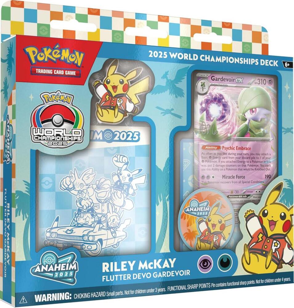 Pokémon 2025 World Championship Deck: Riley McKay (Flutter Devo Gardevoir) – Englisch