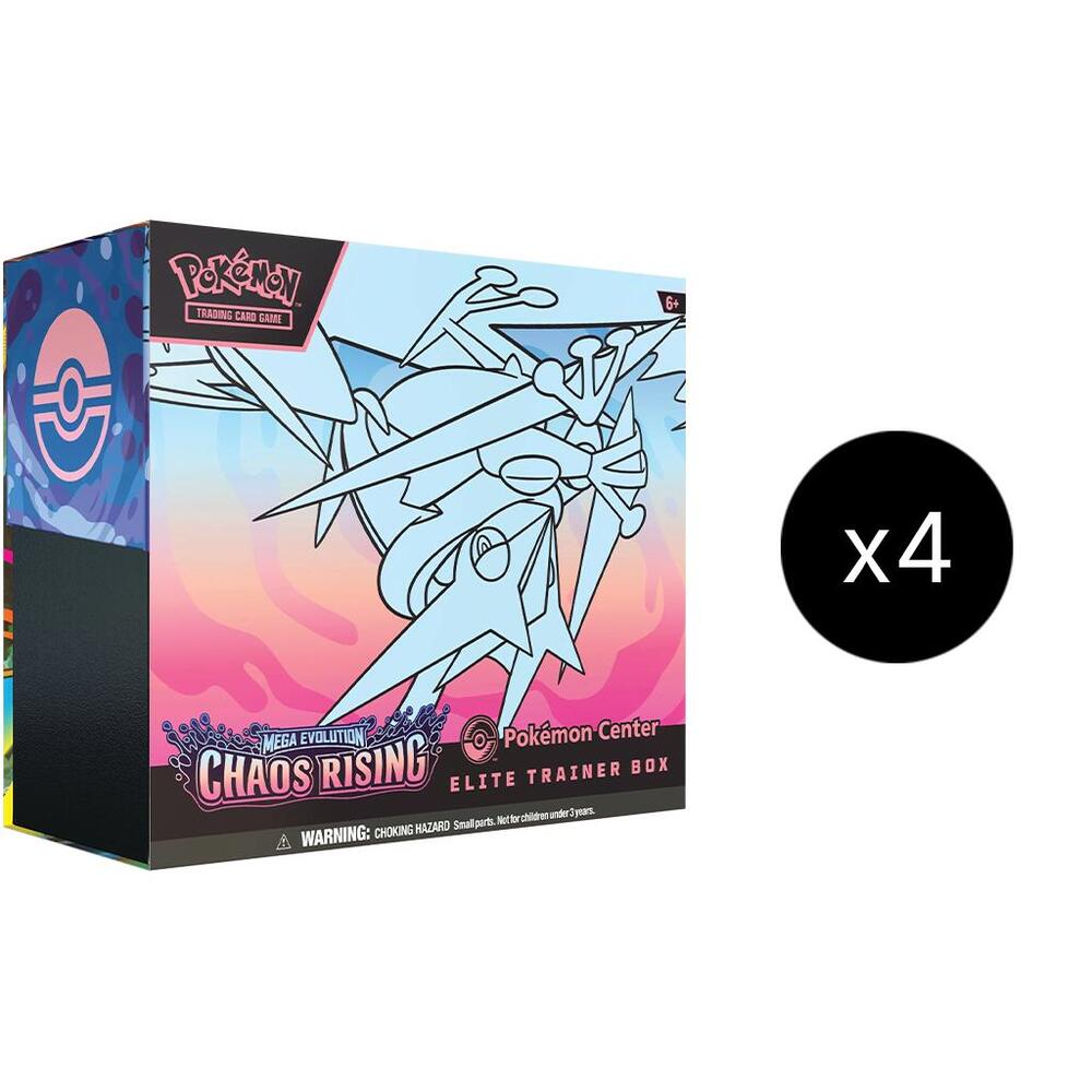 Pokémon Chaos Rising Pokemon Center Elite Trainer Box Case – Englisch