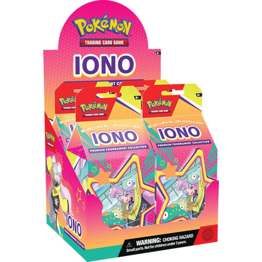Pokémon Iono Premium Tournament Collection Display – Englisch