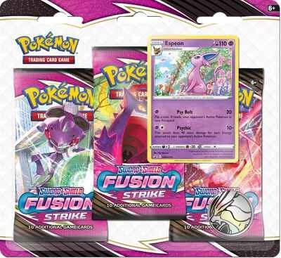 Pokémon Fusion Strike 3 Pack Blister [Espeon] – Englisch