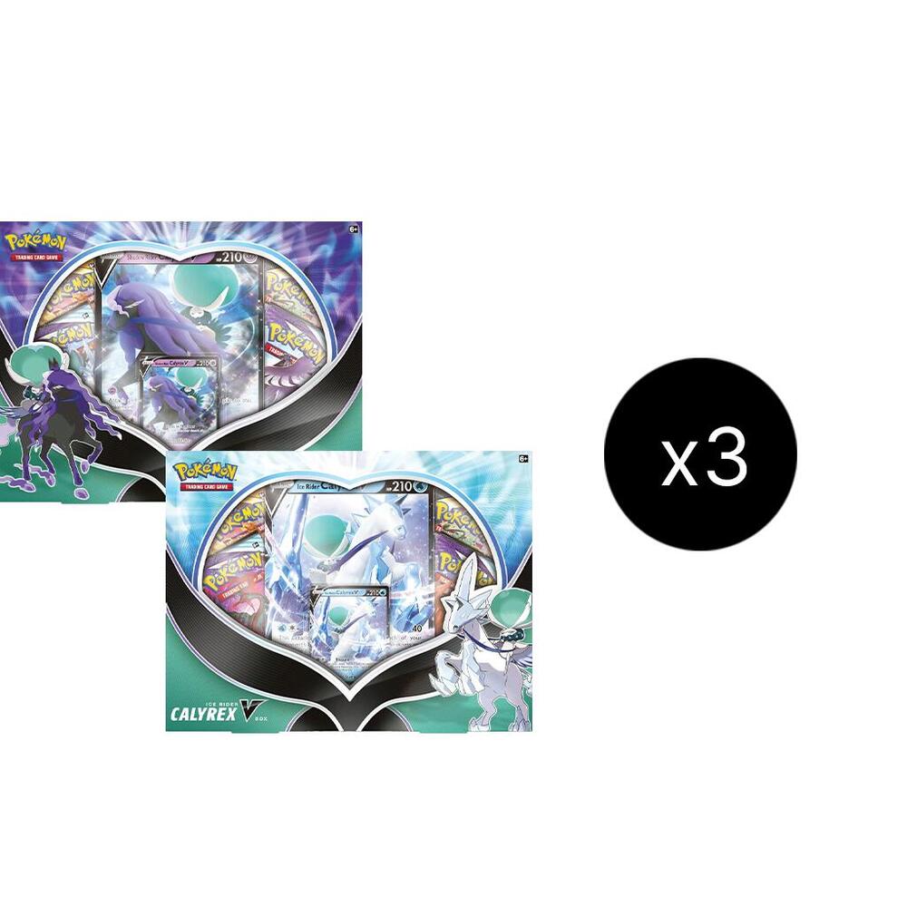Pokémon Ice Rider/ Shadow Rider Calyrex V Box Case – Englisch