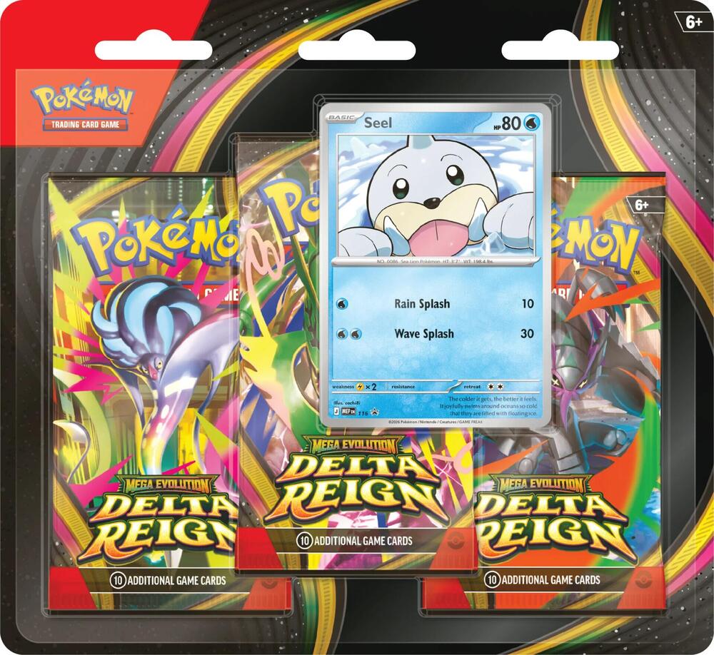 Pokémon Delta Reign 3 Pack Blister [Seel] – Englisch