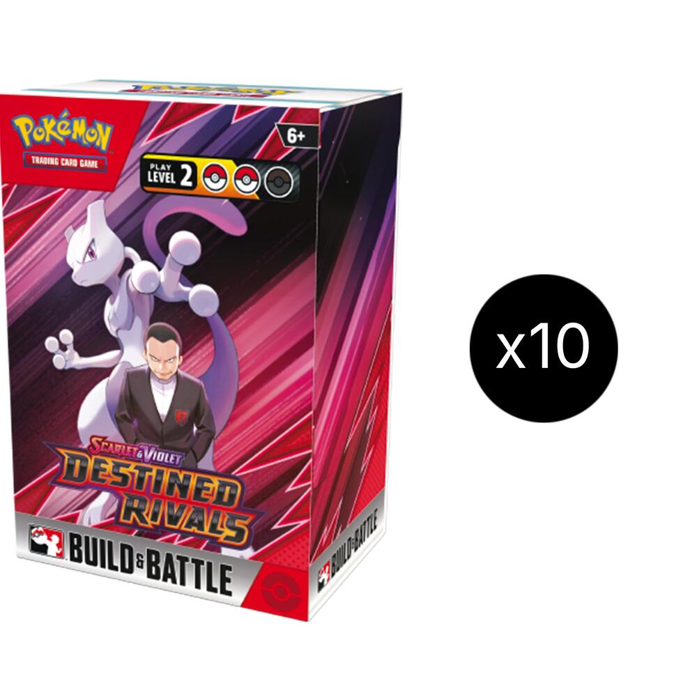 Pokémon Destined Rivals Build & Battle Box Display – Englisch