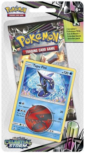 Pokémon Celestial Storm Single Pack Blister [Tapu Fini] – Englisch