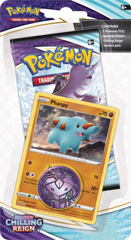 Pokémon Chilling Reign Single Pack Blister [Phanpy] – Englisch
