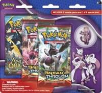 Pokémon BREAKthrough Three Pack Pin Blisters [Mega Mewtwo Y] – Englisch