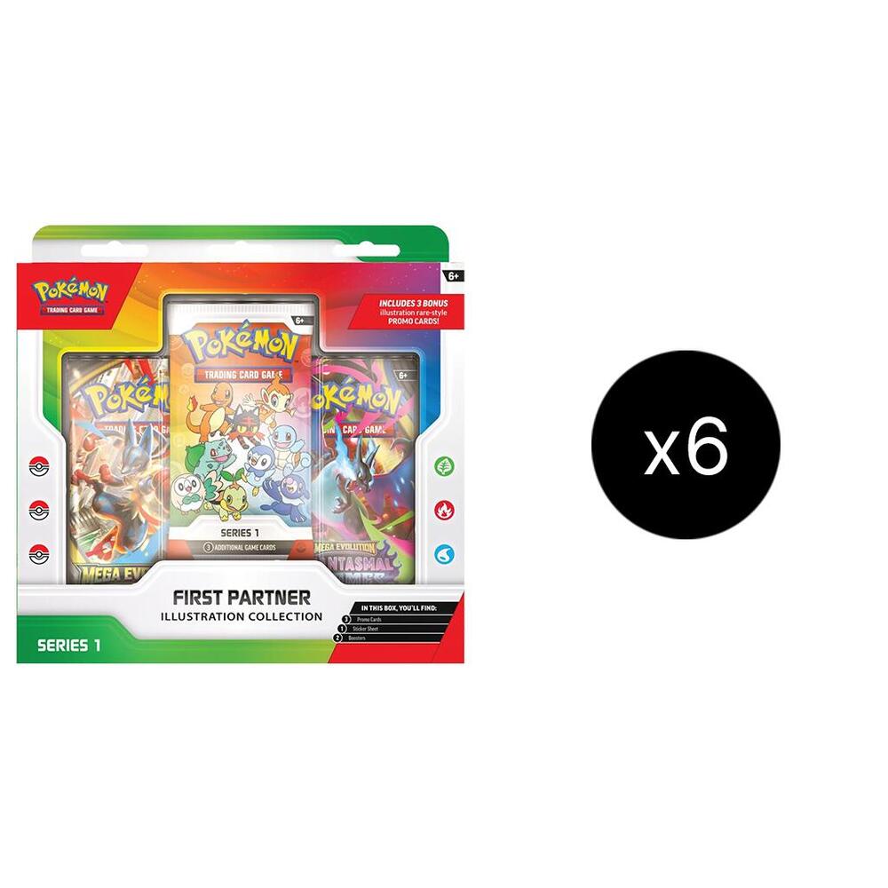 Pokémon First Partner Illustration Collection Case (Series 1) – Englisch