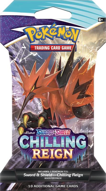 Pokémon Chilling Reign Sleeved Booster Pack – Englisch