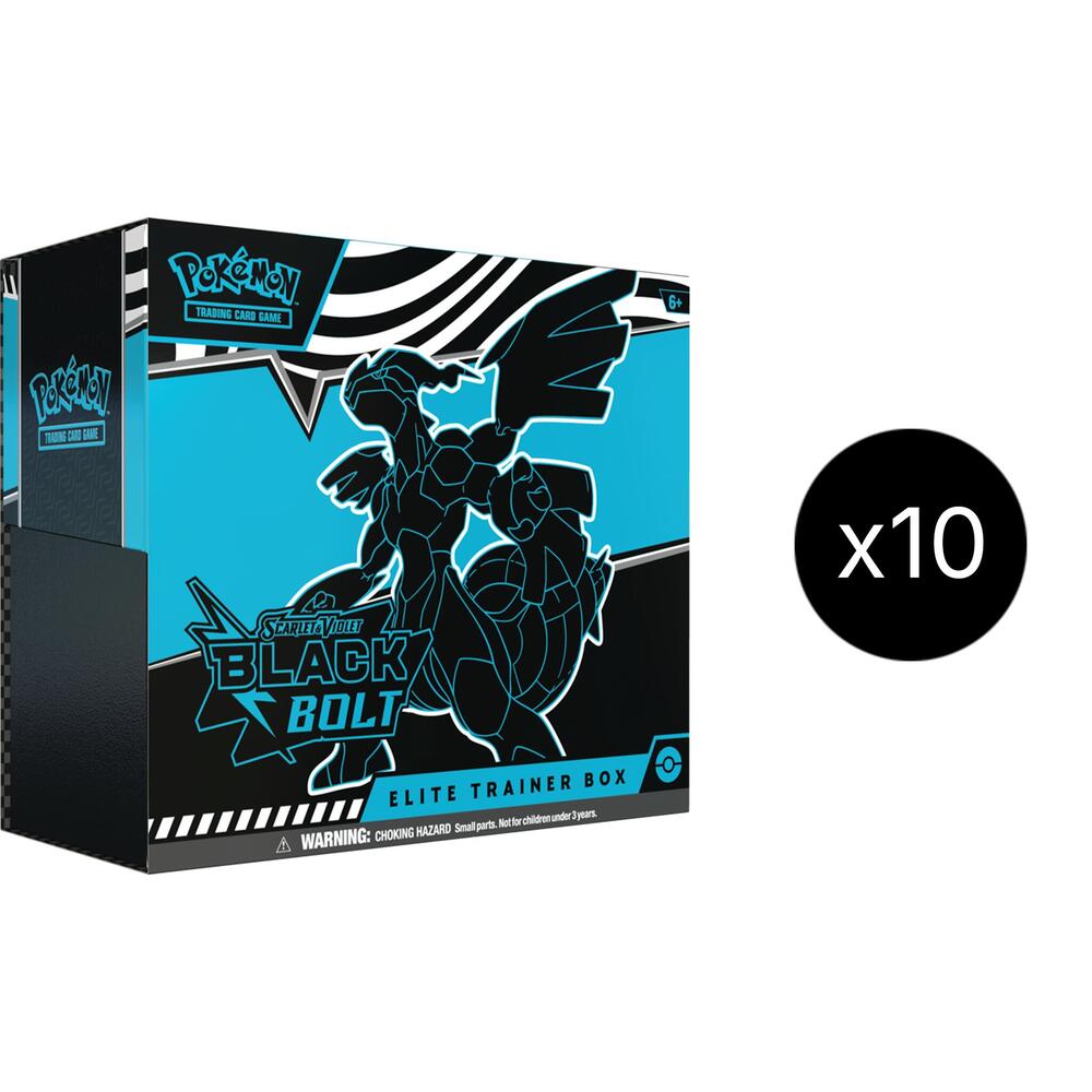 Pokémon Black Bolt Elite Trainer Box Case – Englisch