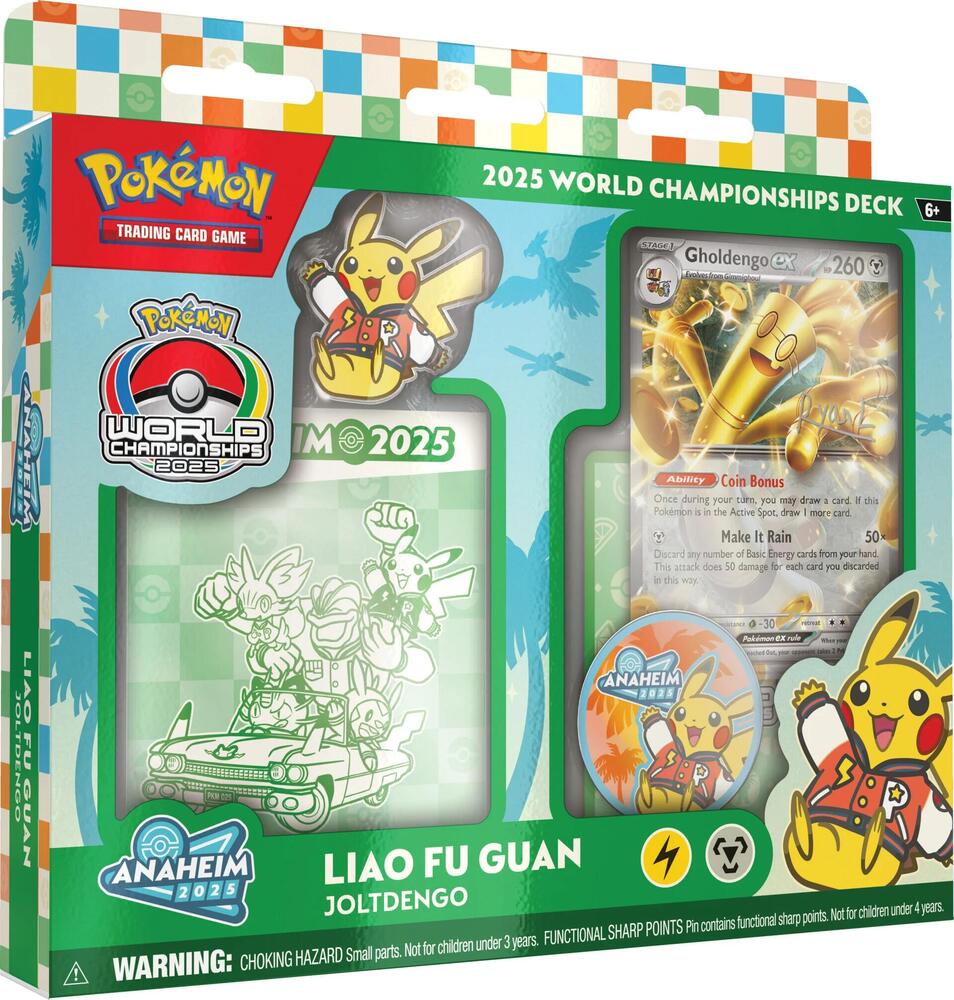 Pokémon 2025 World Championship Deck: Liao Fu Guan (Joltdengo) – Englisch