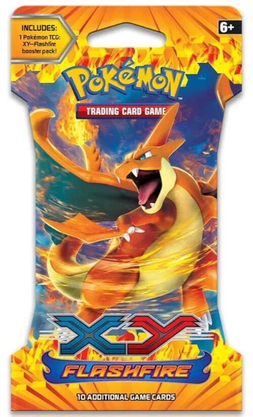 Pokémon Flashfire Sleeved Booster Pack – Englisch
