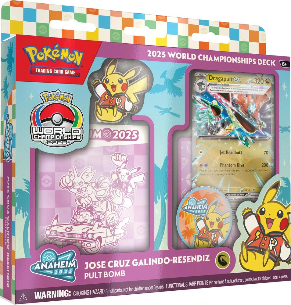 Pokémon 2025 World Championship Deck: Jose Cruz Galindo-Resendiz (Pult Bomb) – Englisch