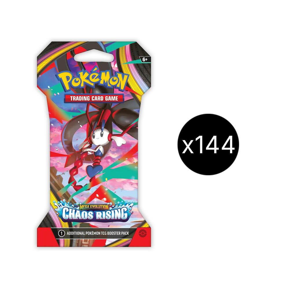 Pokémon Chaos Rising Sleeved Booster Case – Englisch