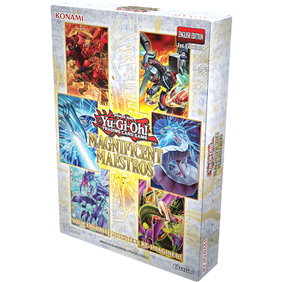 Magnificent Maestros Tuckbox – englische Herstellerabbildung